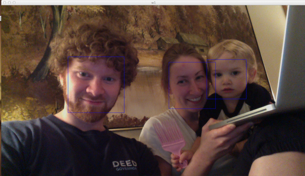Facial recognition with OpenCV