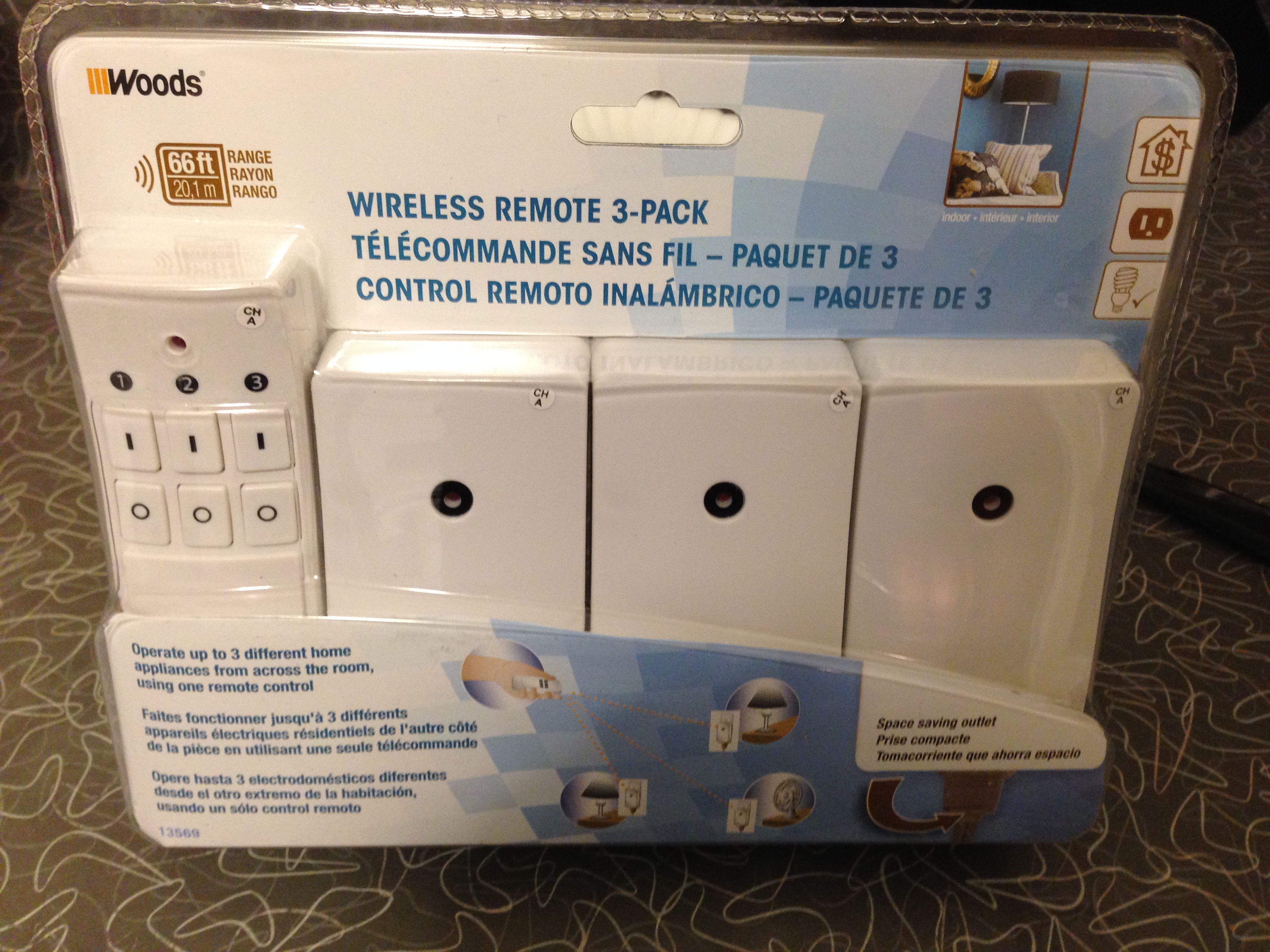 Unopened remote-controlled outlet kit