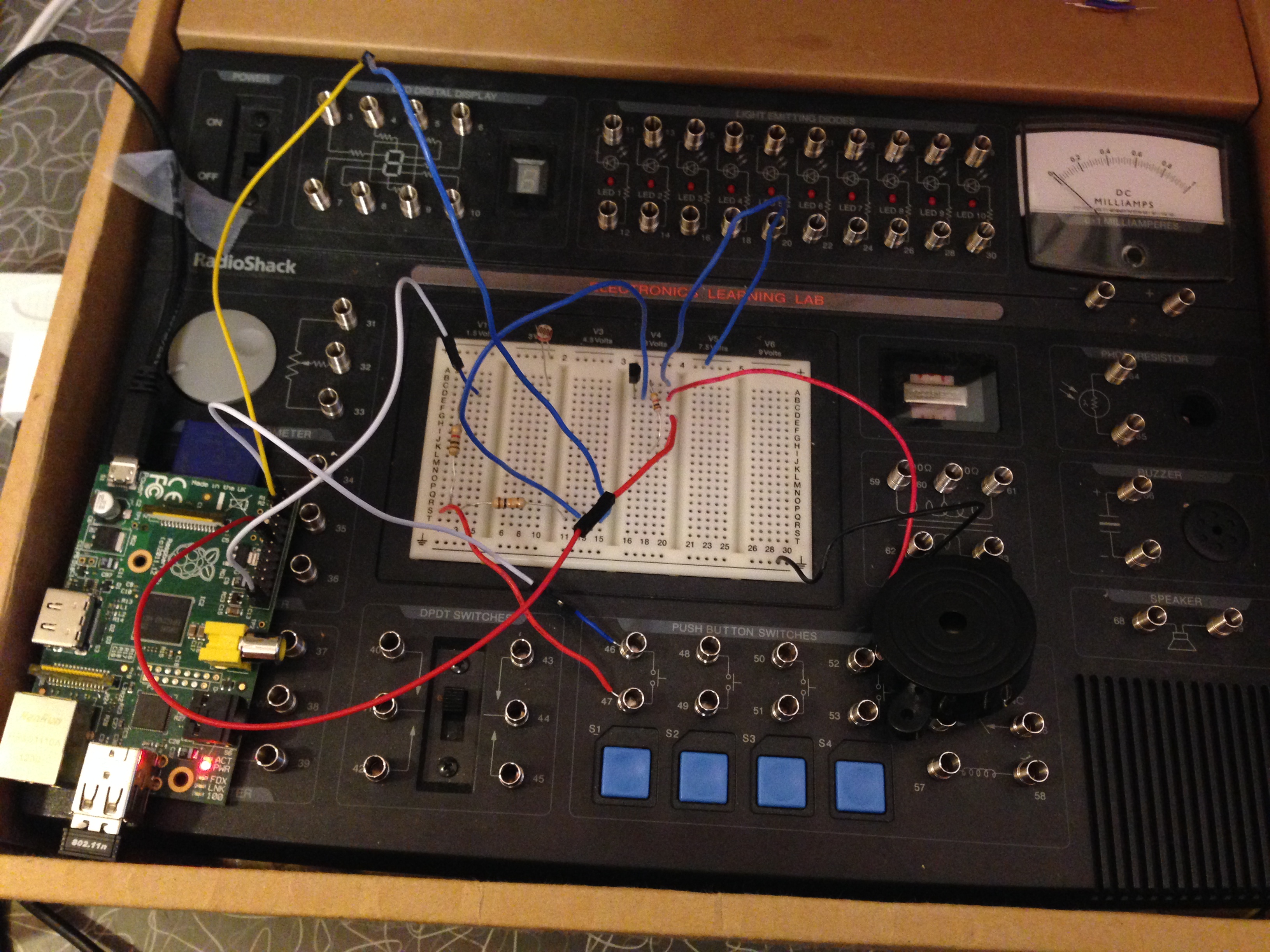 Photoresistor input test