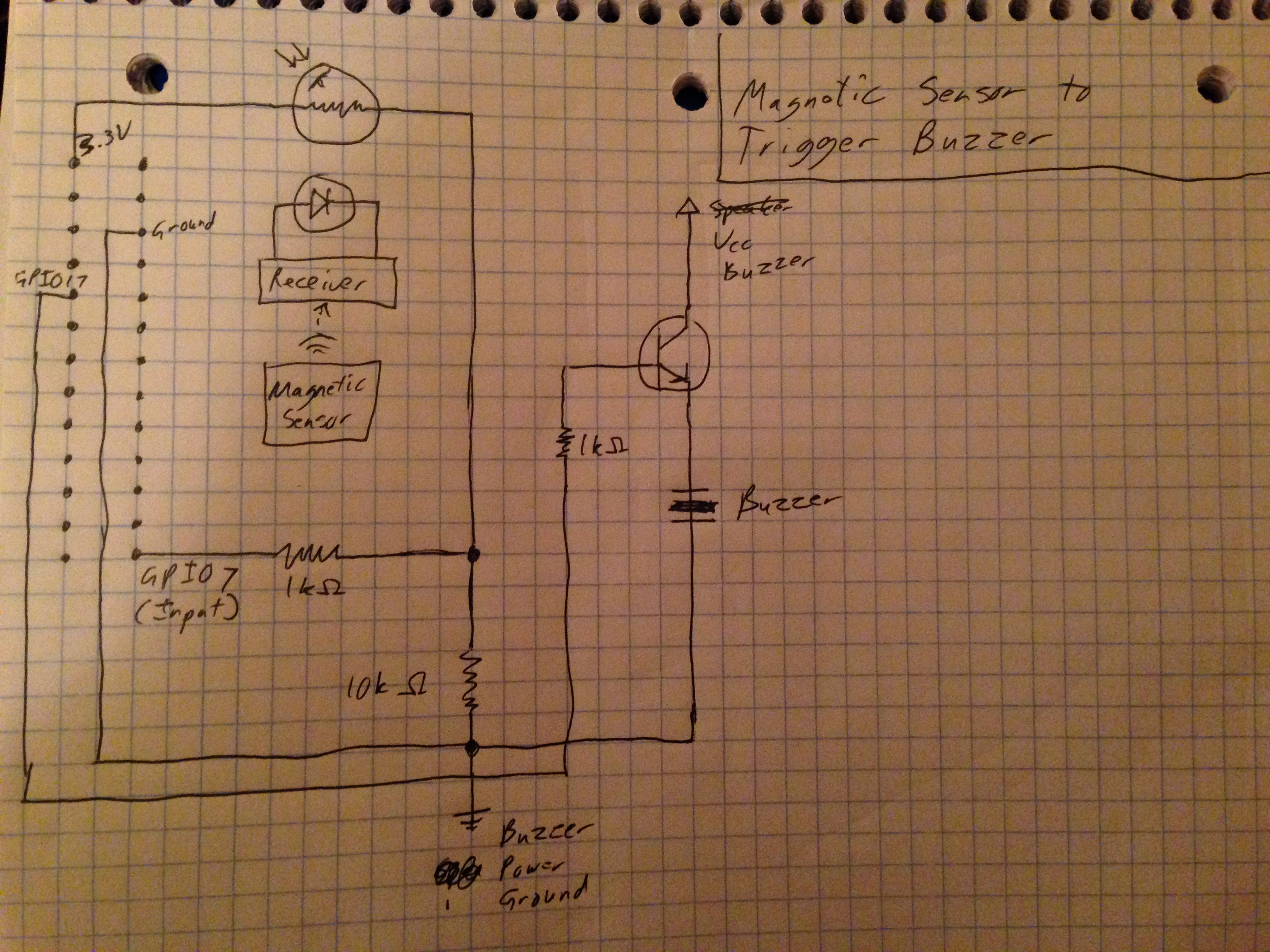 Door sensor diagram