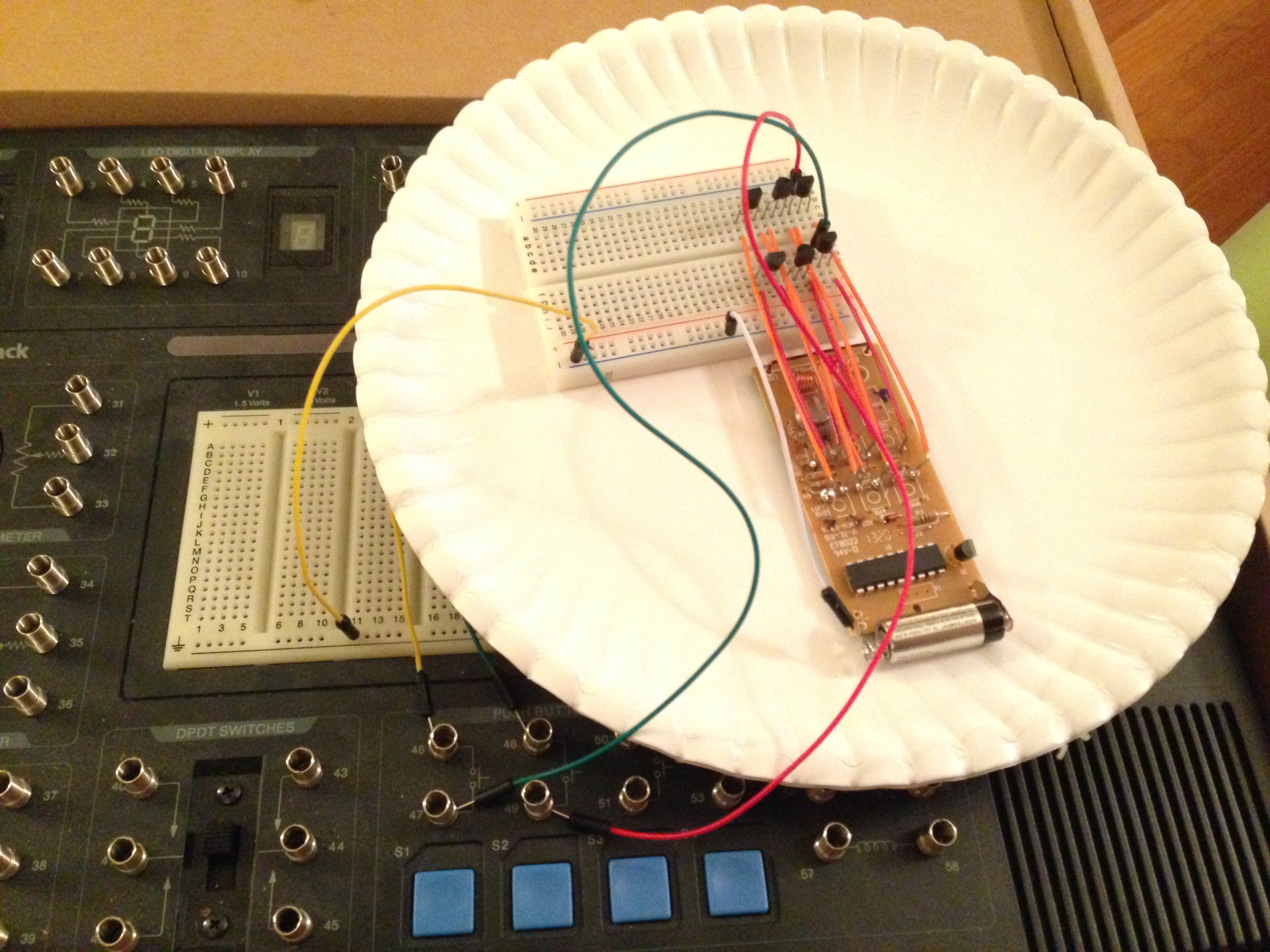 Transistors to connect soldered wires